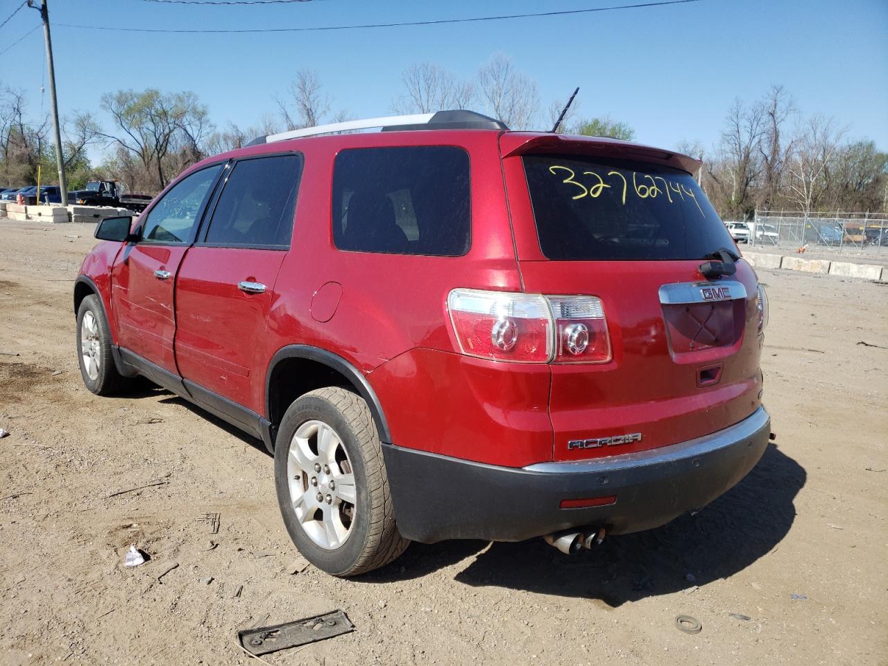 Photo 3 from auction – 2012 GMC ACADIA SLE with VIN 1GKKVPED6CJ412599