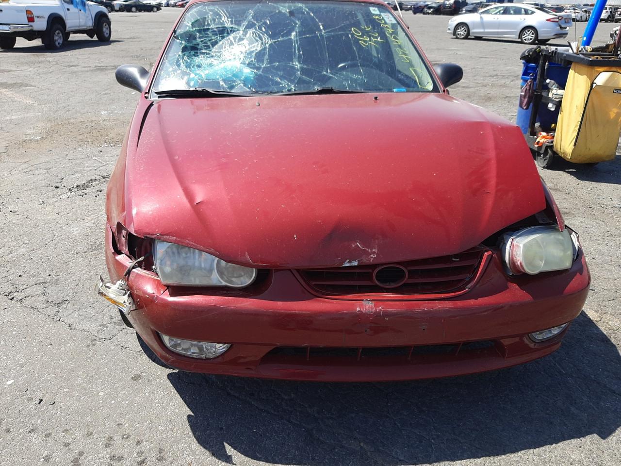 Photo 9 from auction – 2001 TOYOTA COROLLA LE with VIN 1NXBR12E11Z500140