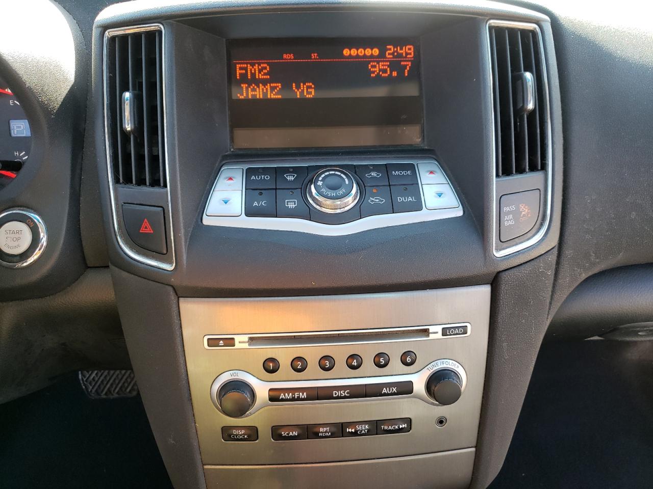 Photo 9 from auction – 2012 NISSAN MAXIMA S with VIN 1N4AA5AP2CC866494
