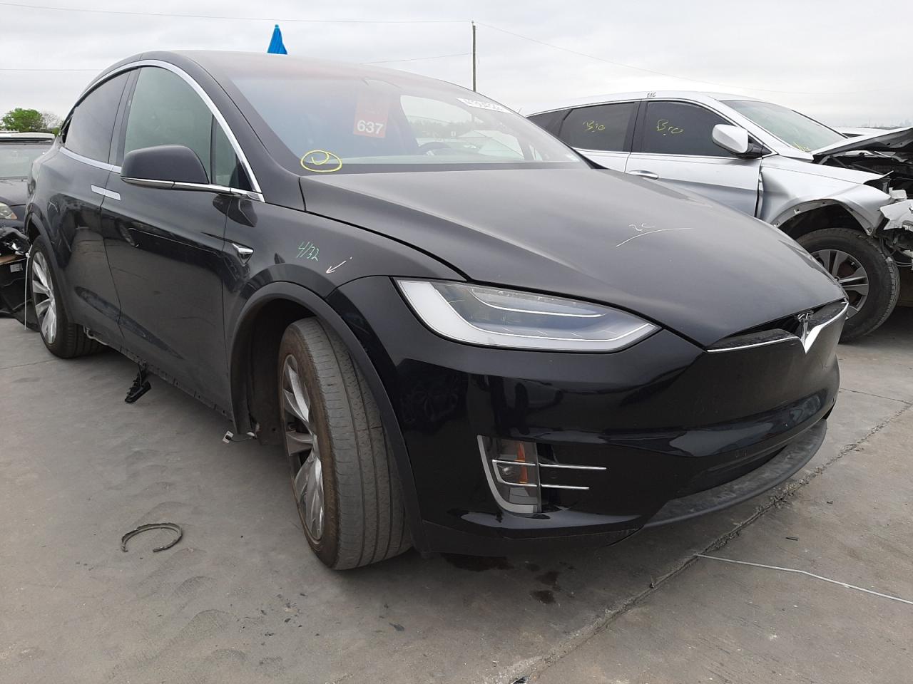 TESLA MODEL X 2020 with VIN 5YJXCBE41LF220041 - Photo from auction