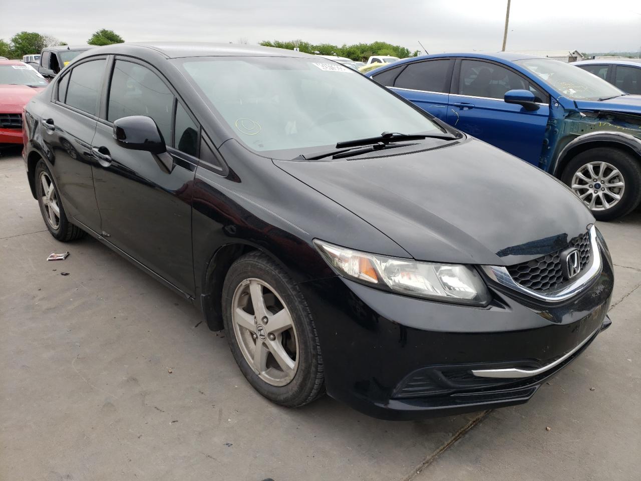 HONDA CIVIC LX 2013 with VIN 2HGFB2F56DH592445 - Photo from auction