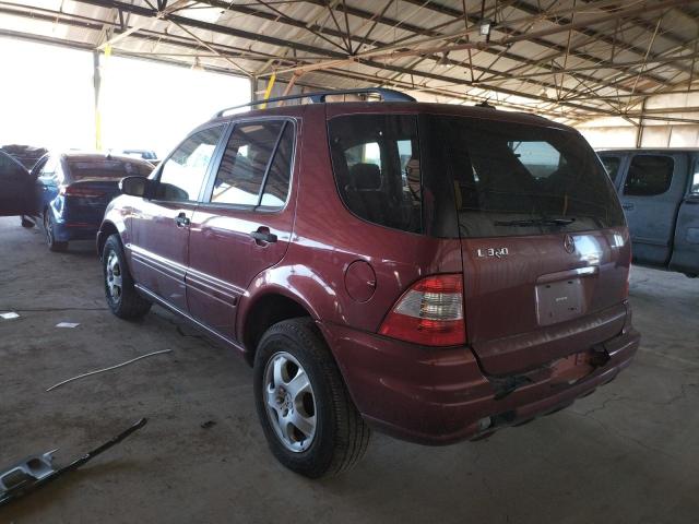 Photo 3 from auction – 2002 MERCEDES-BENZ ML 320 with VIN 4JGAB54E82A366444