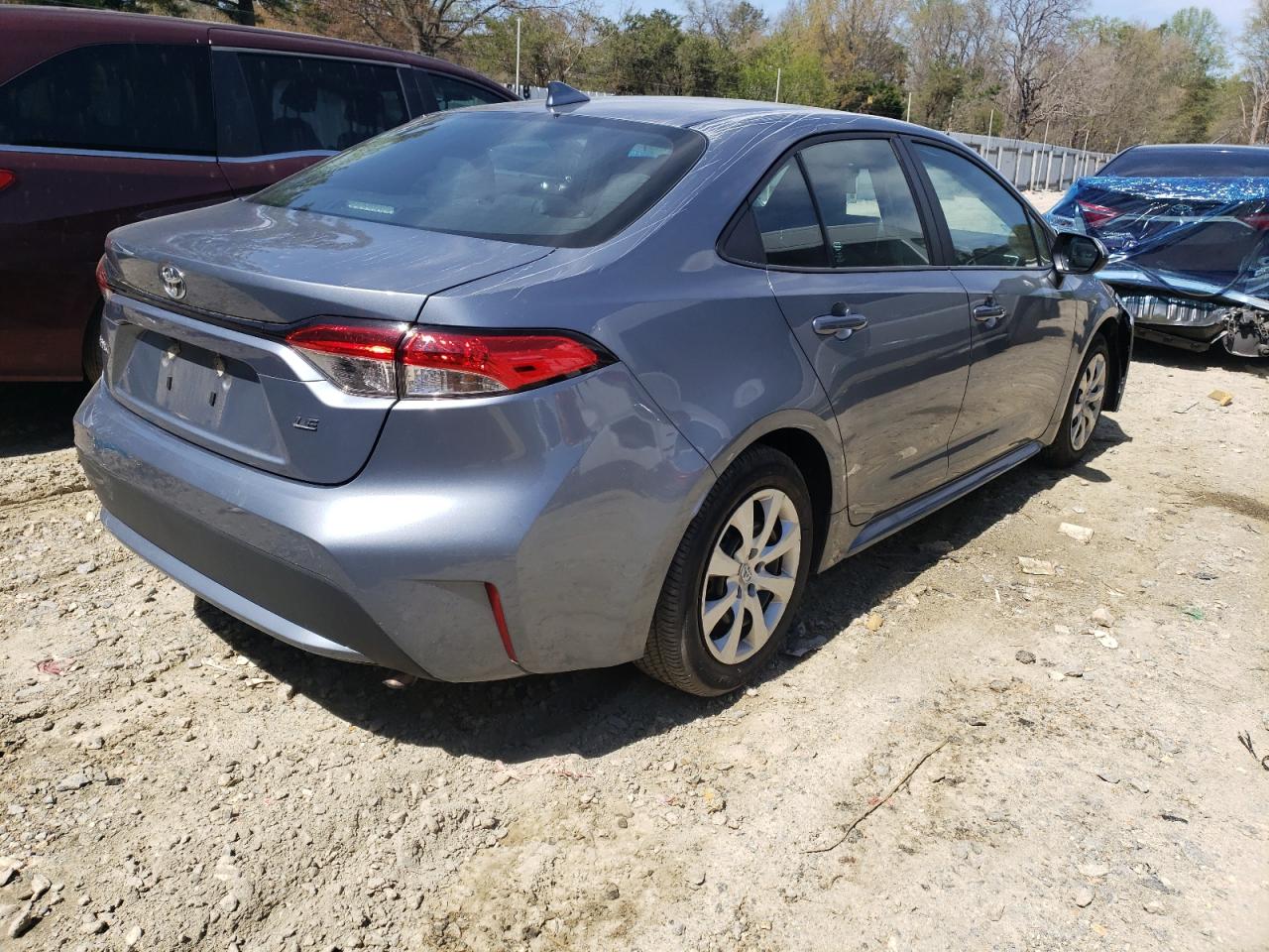 Photo 4 from auction – 2021 TOYOTA COROLLA LE with VIN 5YFEPMAE2MP186140