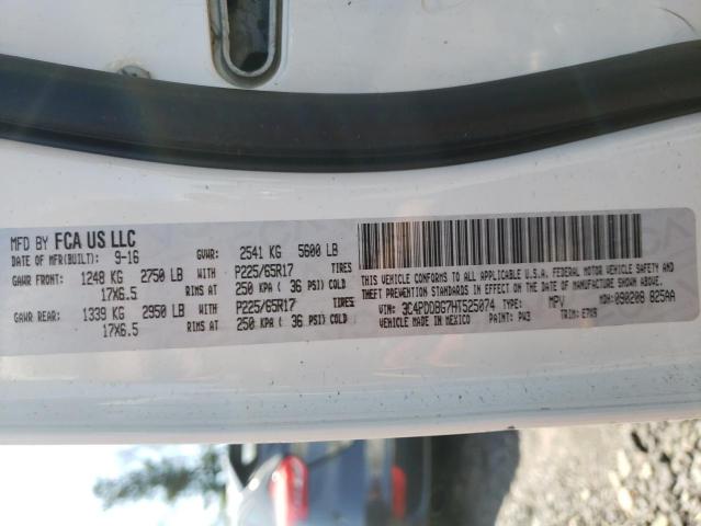 Photo 10 from auction – 2017 DODGE JOURNEY SX with VIN 3C4PDDBG7HT525074