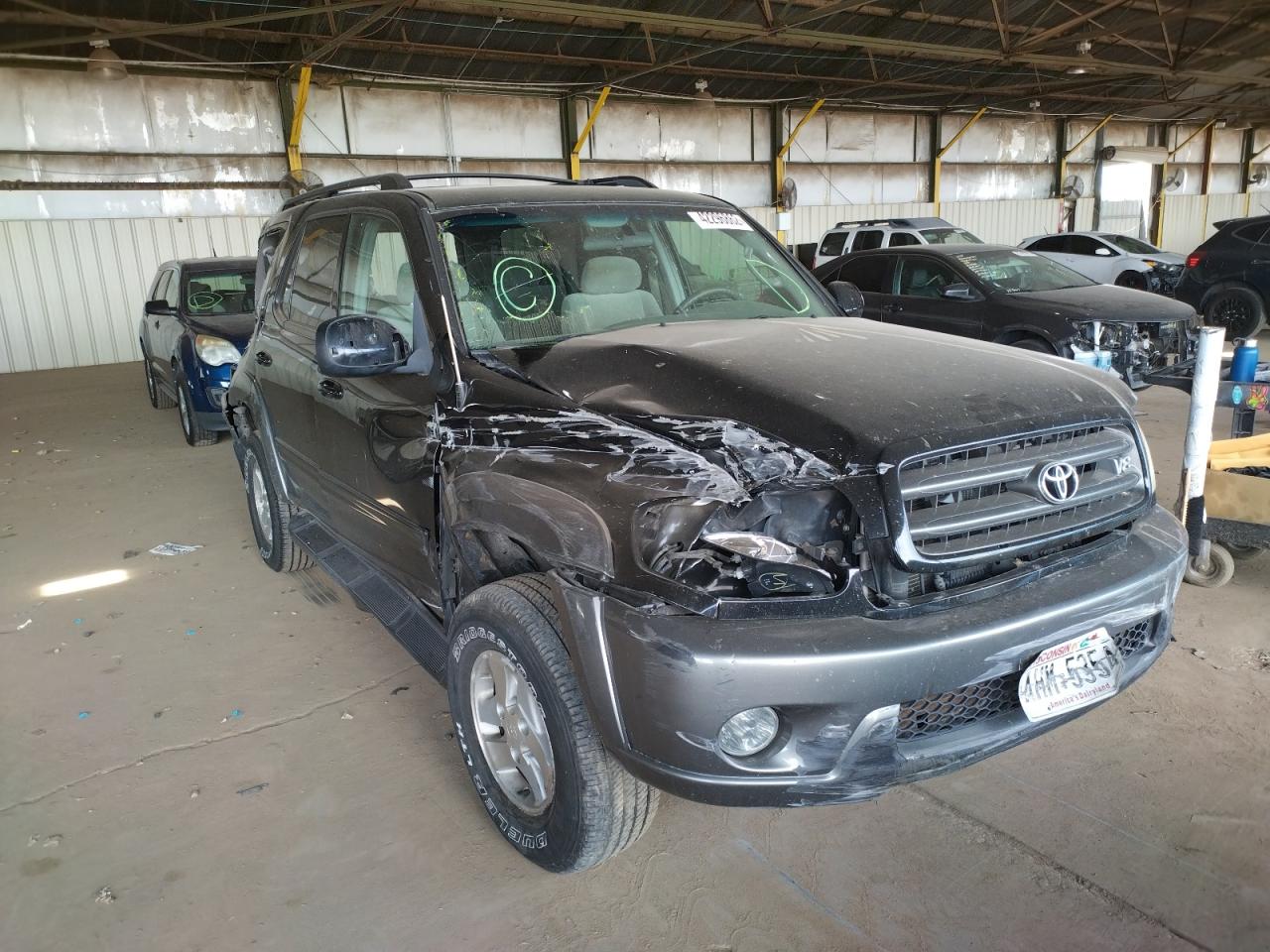 TOYOTA SEQUOIA SR 2003 with VIN 5TDBT44A53S154862 - Photo from auction