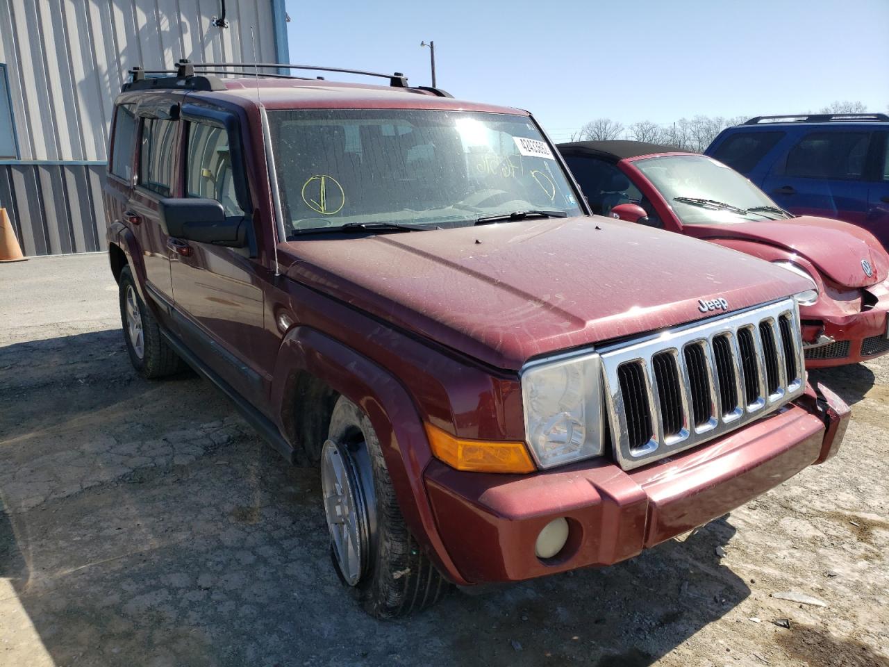 JEEP COMMANDER 2007 with VIN 1J8HG48K07C570075 - Photo from auction