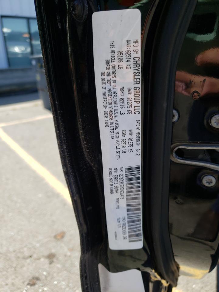 Photo 10 from auction – 2012 CHRYSLER 300 LIMITE with VIN 2C3CCACG2CH231473