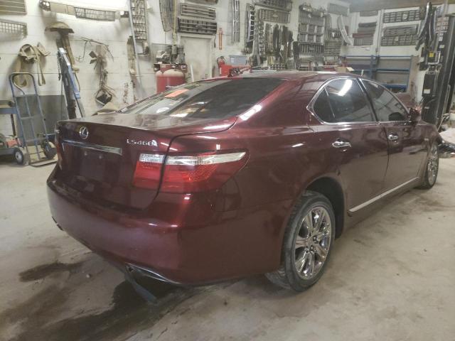 Photo 4 from auction – 2007 LEXUS LS 460 with VIN JTHBL46F575008609