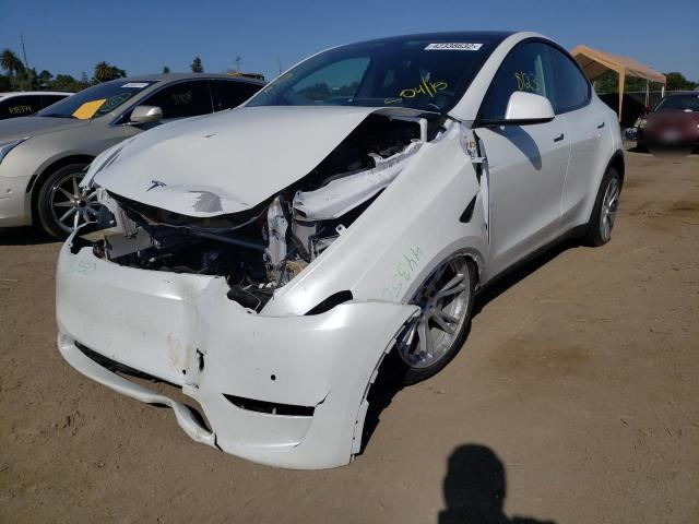 Photo 2 from auction – 2021 TESLA MODEL Y with VIN 5YJYGDEE6MF274532