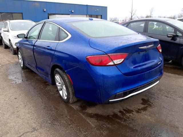 Photo 3 from auction – 2015 CHRYSLER 200 LIMITE with VIN 1C3CCCAB3FN507772