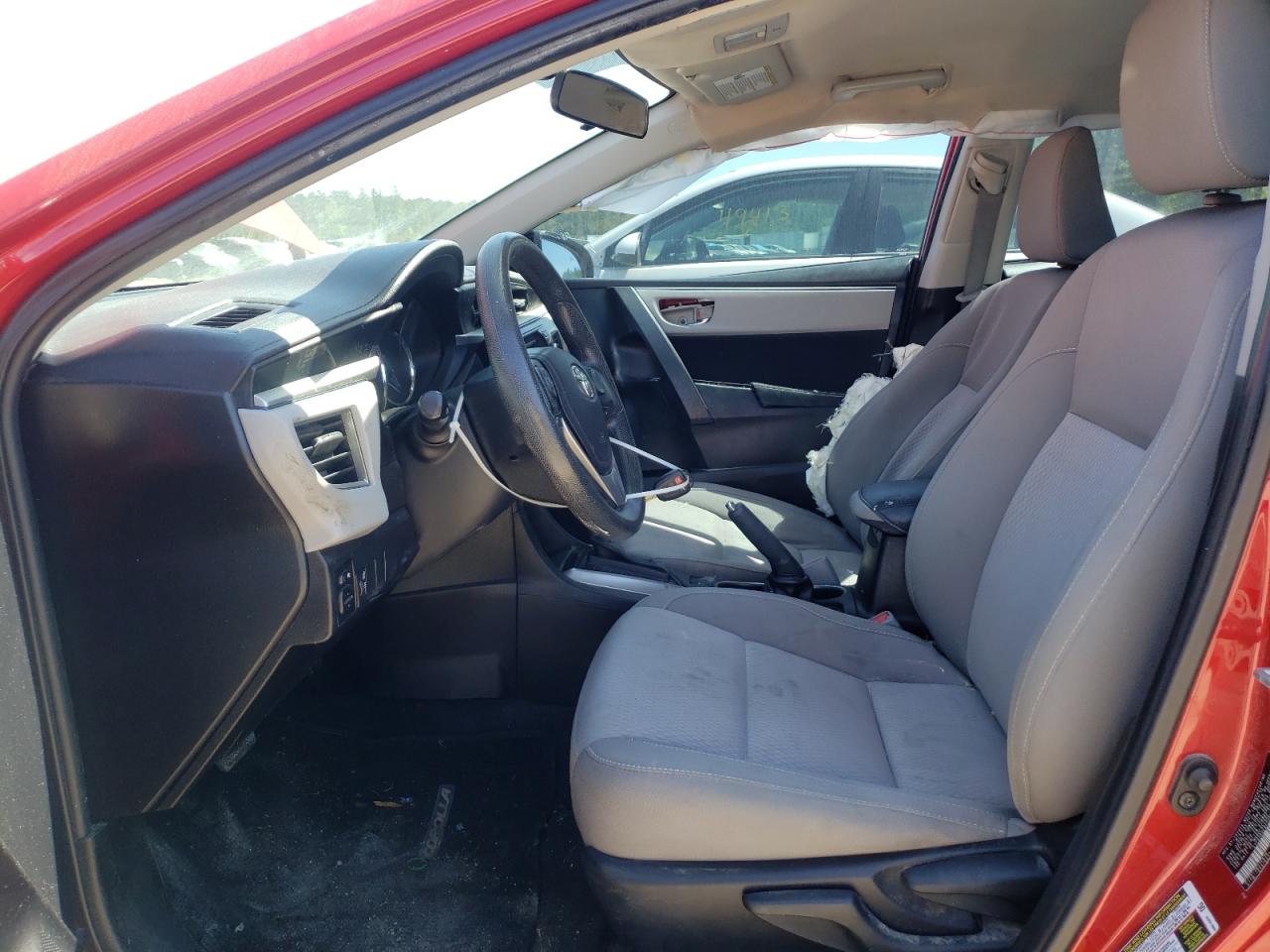 Photo 5 from auction – 2015 TOYOTA COROLLA L with VIN 5YFBURHE0FP266165