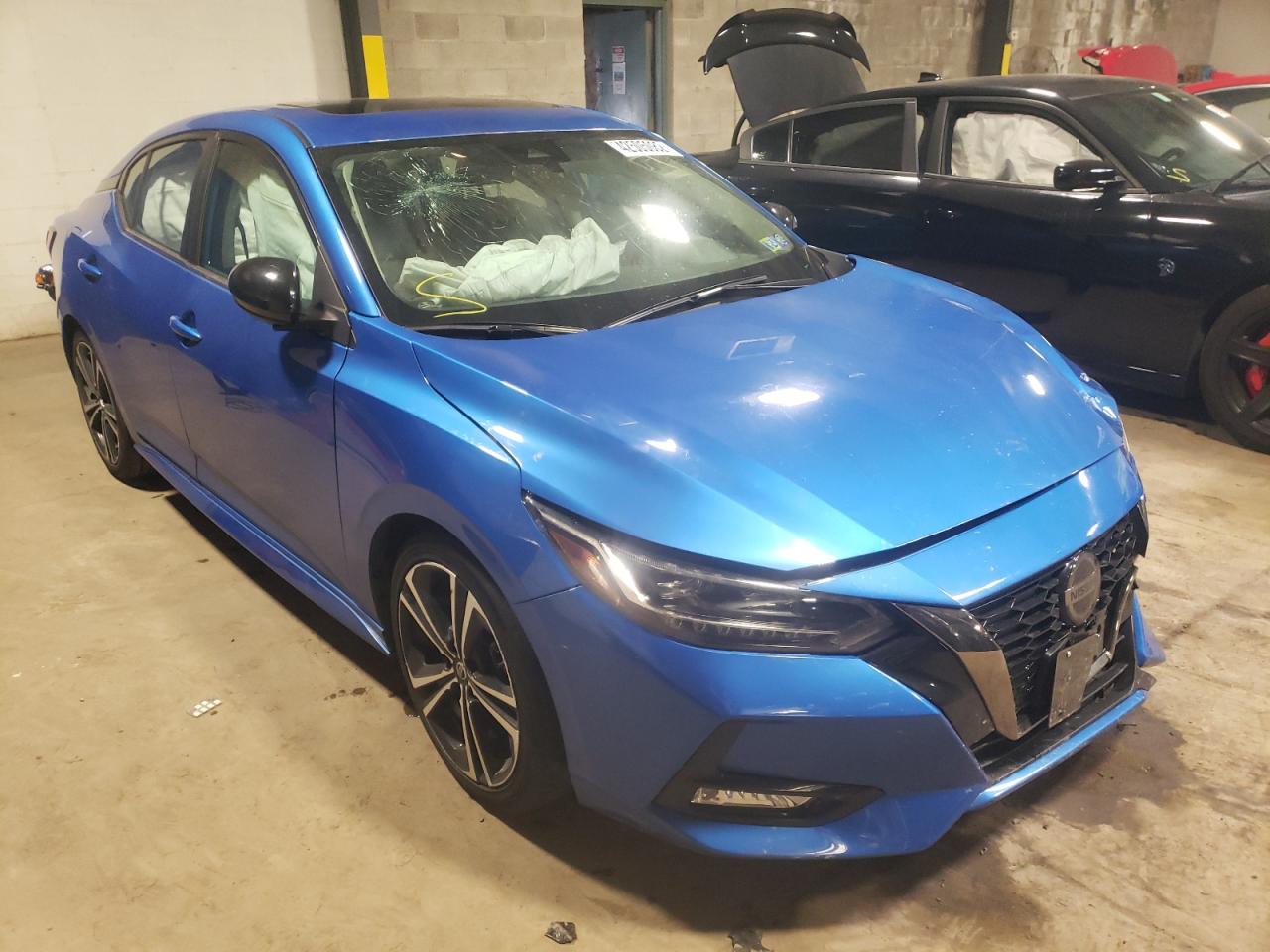 NISSAN SENTRA SR 2020 with VIN 3N1AB8DV6LY289465 - Photo from auction