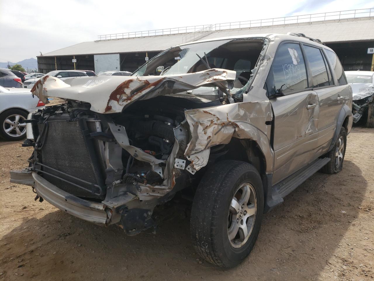 Photo 2 from auction – 2006 HONDA PILOT EX with VIN 2HKYF18476H524997
