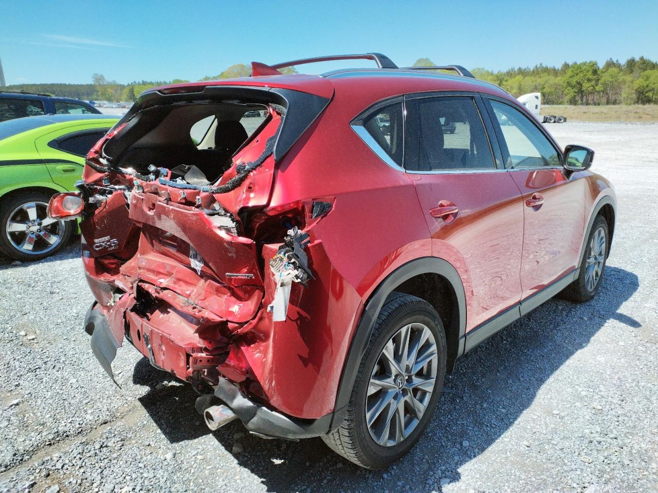 Photo 4 from auction – 2021 MAZDA CX-5 GRAND with VIN JM3KFBDM1M1448660