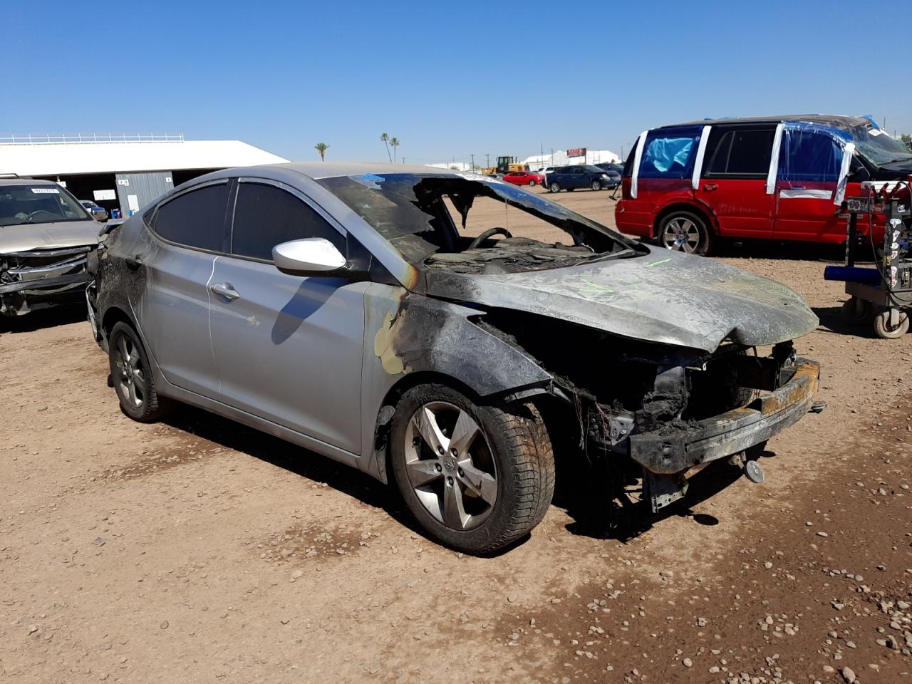 HYUNDAI ELANTRA GL 2012 with VIN 5NPDH4AE2CH070862 - Photo from auction