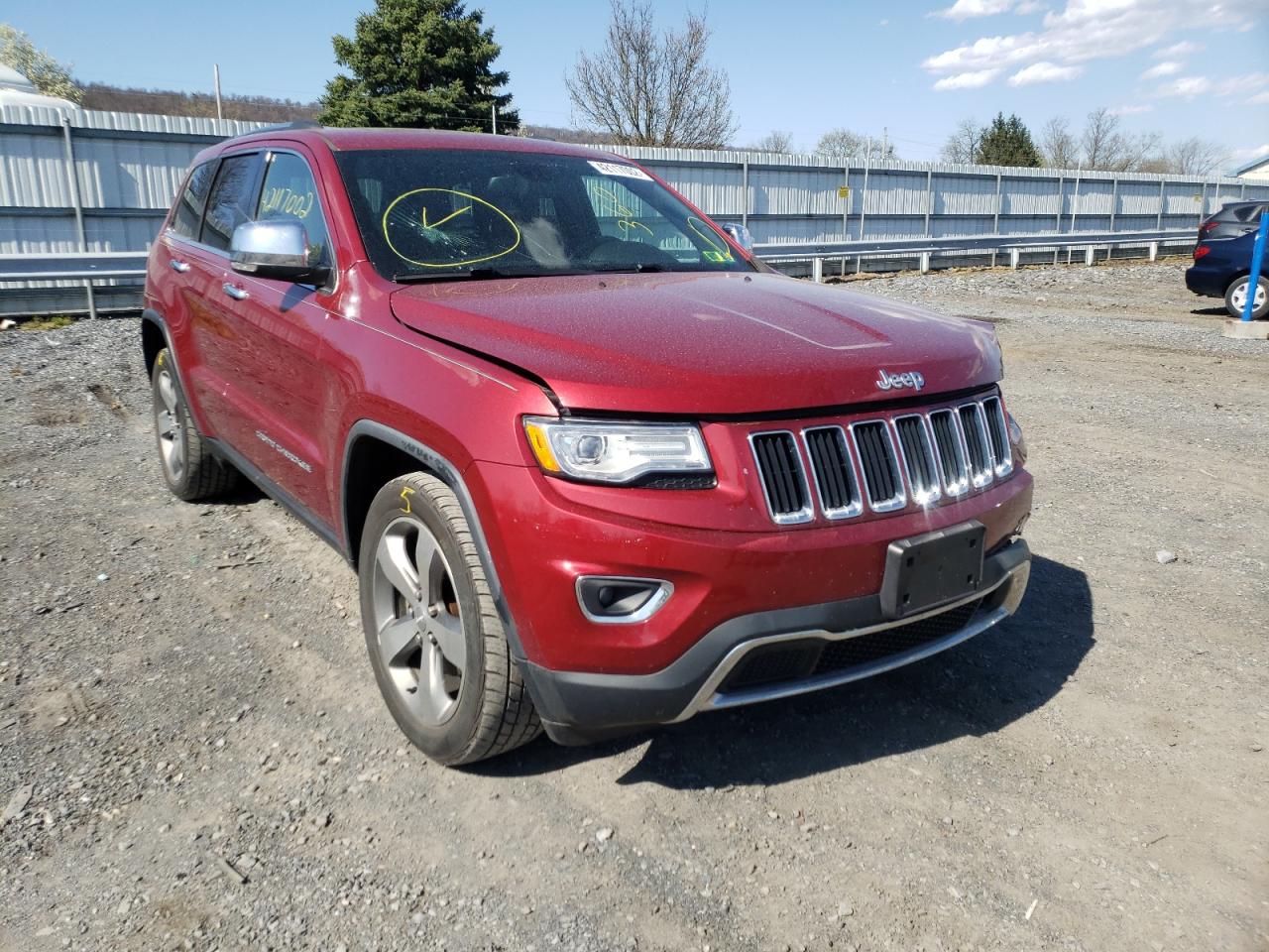 JEEP GRAND CHER 2015 with VIN 1C4RJFBG3FC665306 - Photo from auction