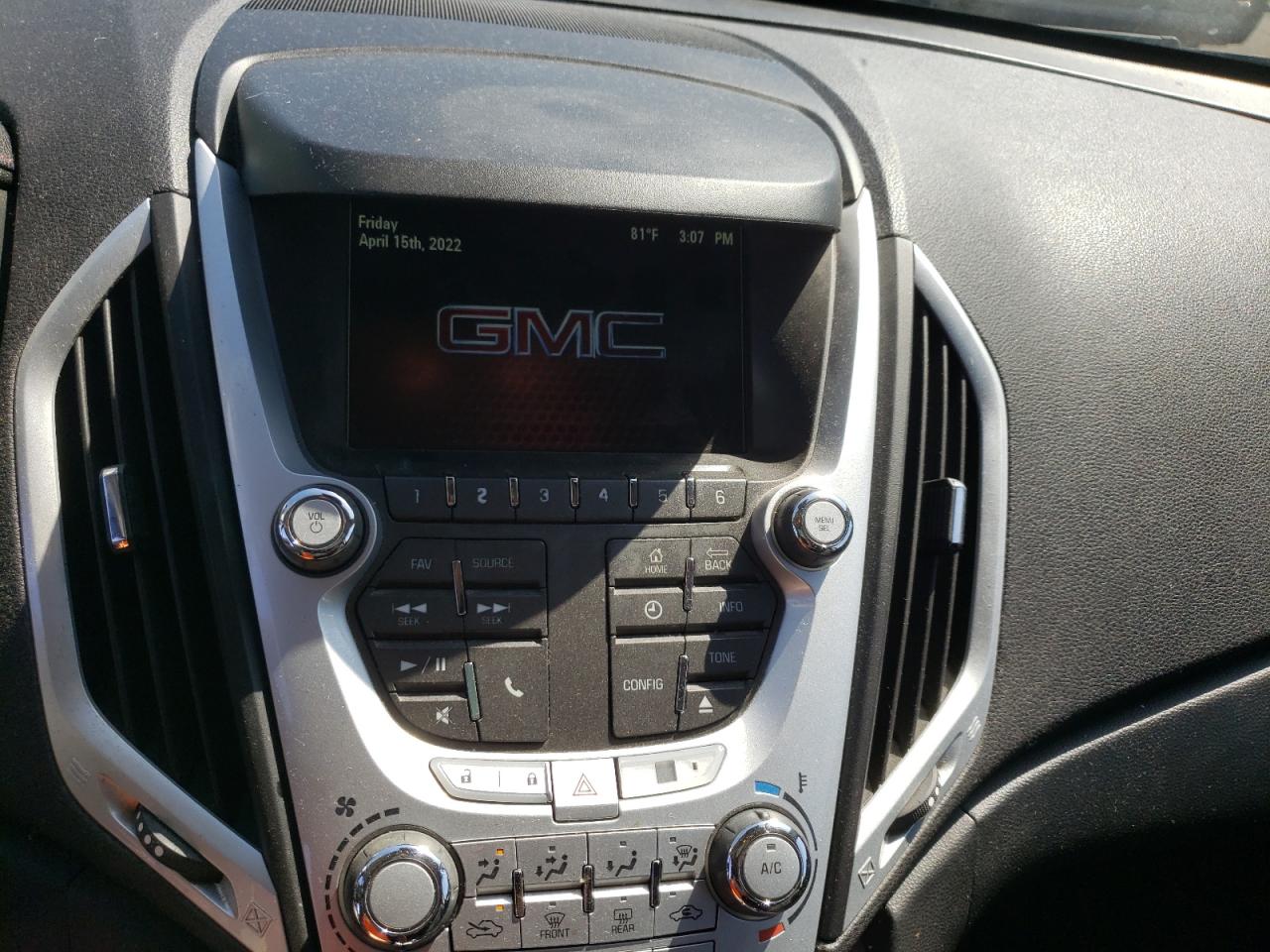 Photo 9 from auction – 2013 GMC TERRAIN SL with VIN 2GKALMEK0D6310101