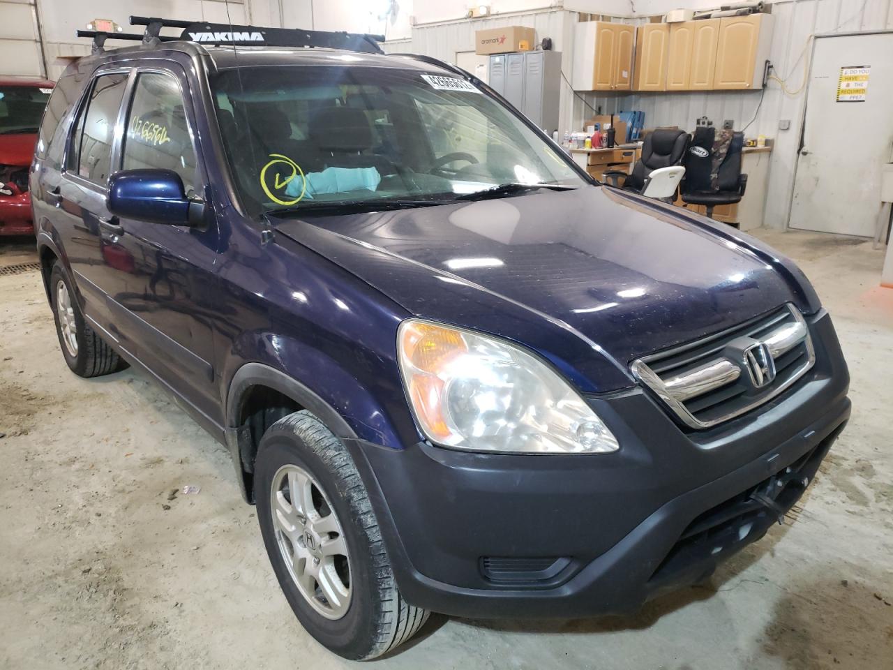 HONDA CR-V EX 2004 with VIN JHLRD78804C044604 - Photo from auction