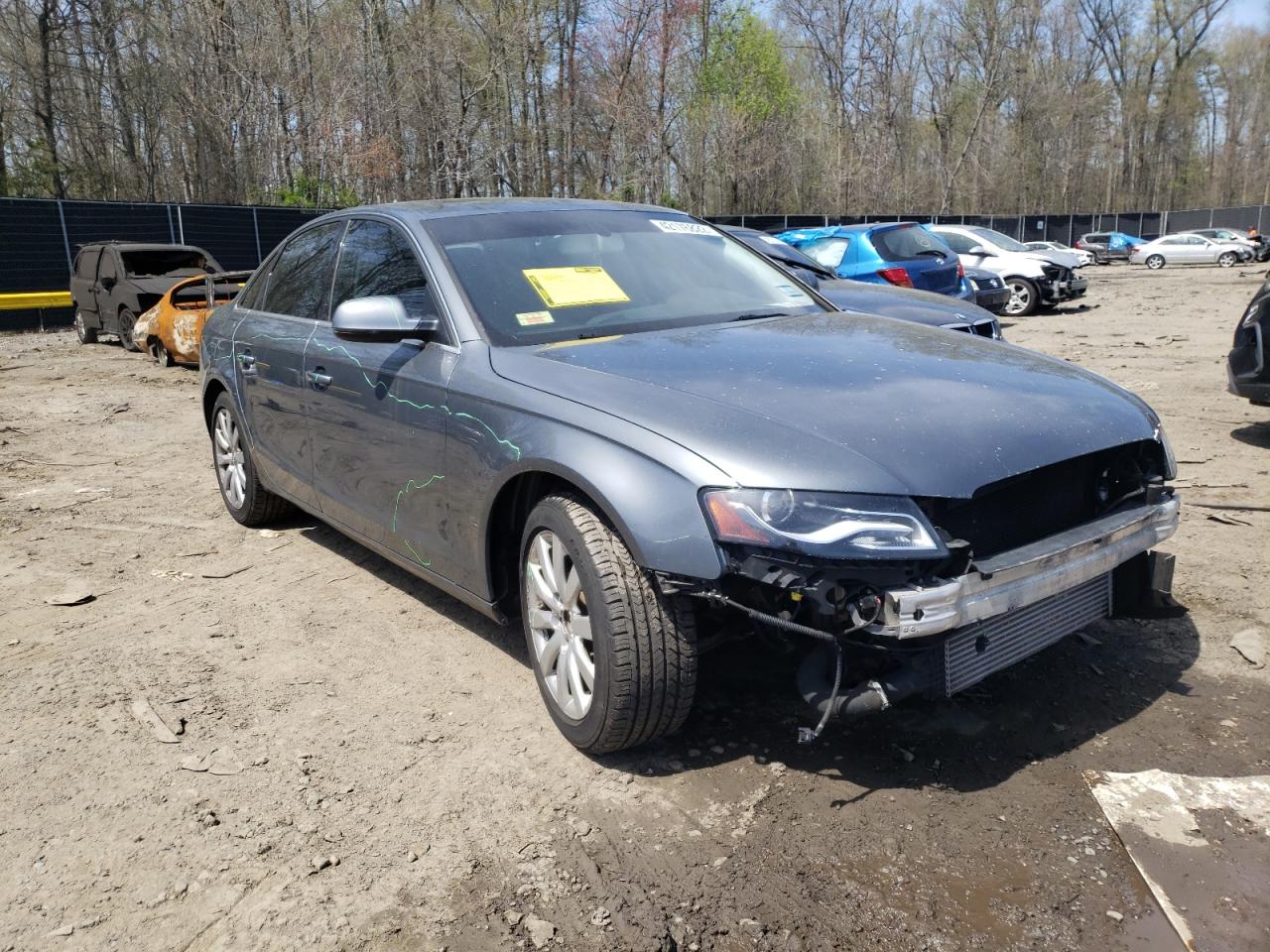 AUDI A4 PREMIUM 2012 with VIN WAUBFAFL7CA116693 - Photo from auction