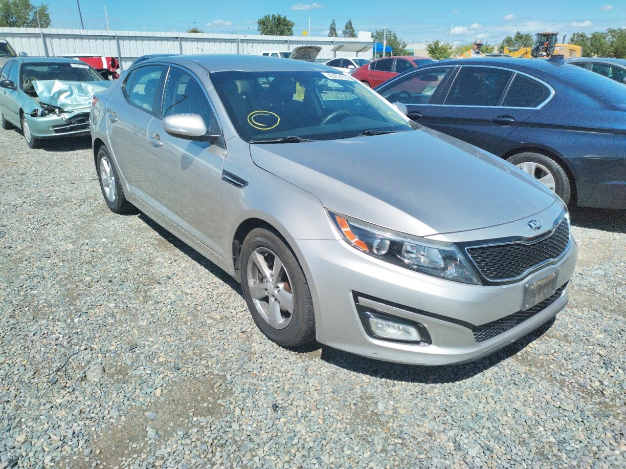 KIA OPTIMA LX 2014 with VIN 5XXGM4A75EG336545 - Photo from auction