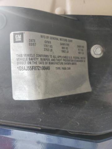 Photo 10 from auction – 2007 SATURN ION LEVEL with VIN 1G8AJ55F87Z198449