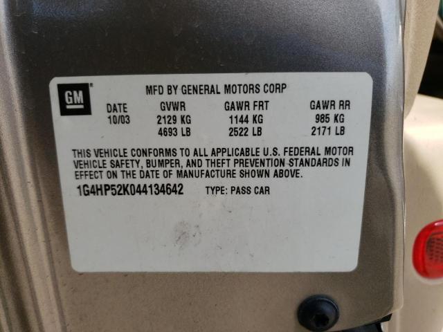 Photo 10 from auction – 2004 BUICK LESABRE CU with VIN 1G4HP52K044134642