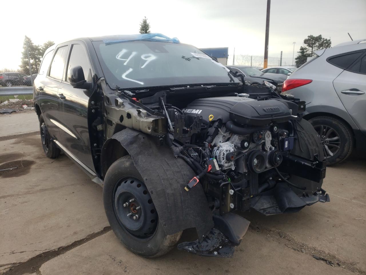 DODGE DURANGO R/ 2021 with VIN 1C4SDJCT2MC521864 - Photo from auction