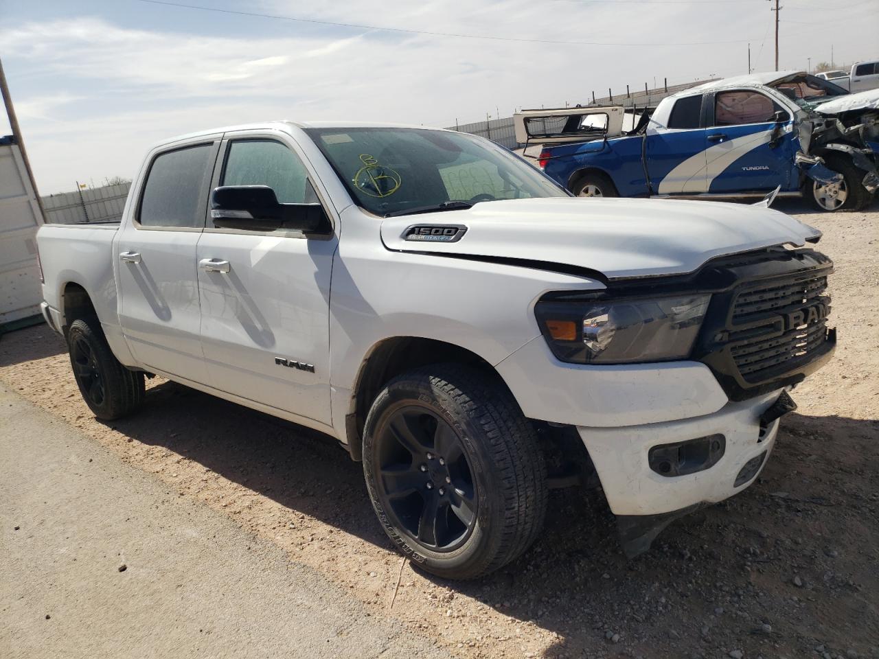 RAM 1500 BIG H 2021 with VIN 1C6RREFT0MN681403 - Photo from auction