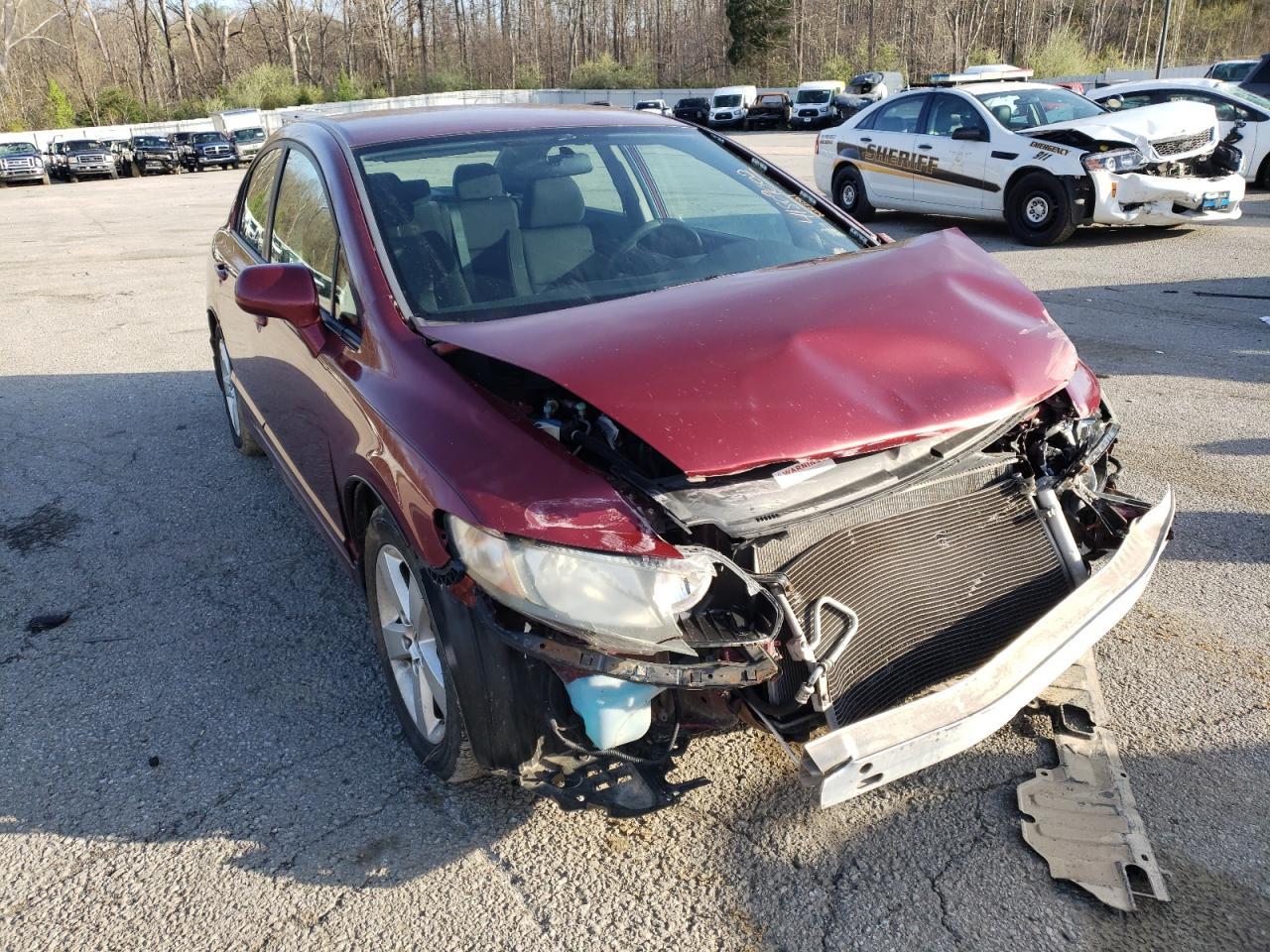 HONDA CIVIC LX-S 2011 with VIN 19XFA1F68BE008656 - Photo from auction