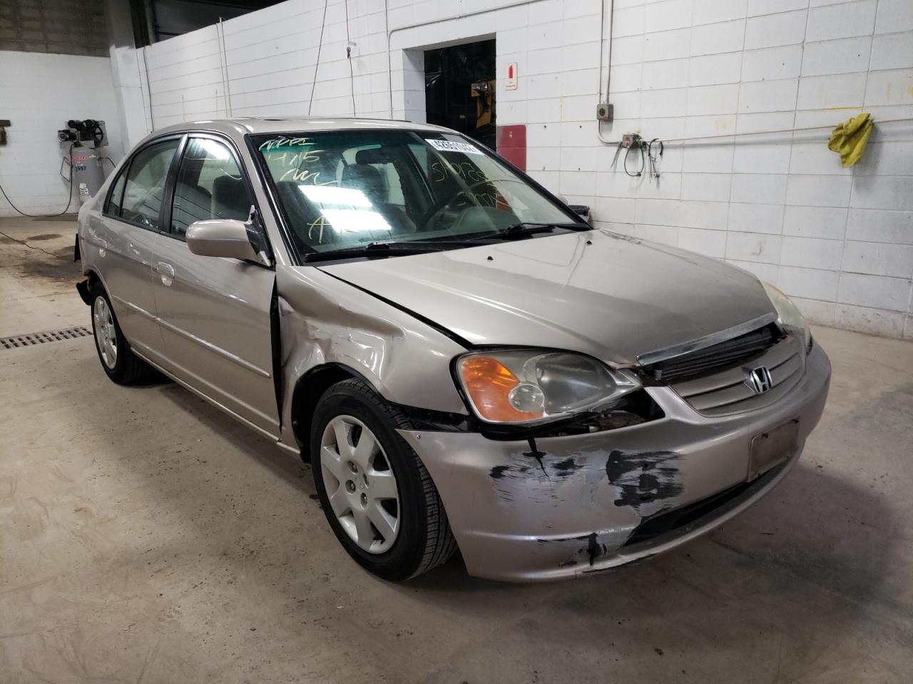 HONDA CIVIC EX 2001 with VIN 1HGES26701L069112 - Photo from auction