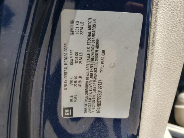 Foto 10 de la subasta – 2008 BUICK LUCERNE CX con VIN 1G4HD57278U199737