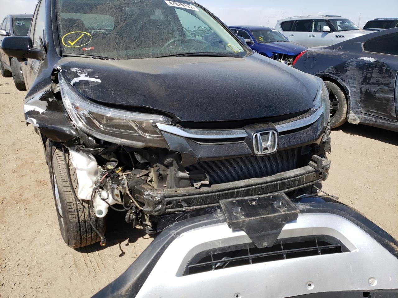 Photo 9 from auction – 2016 HONDA CR-V EX with VIN 2HKRM4H50GH645666