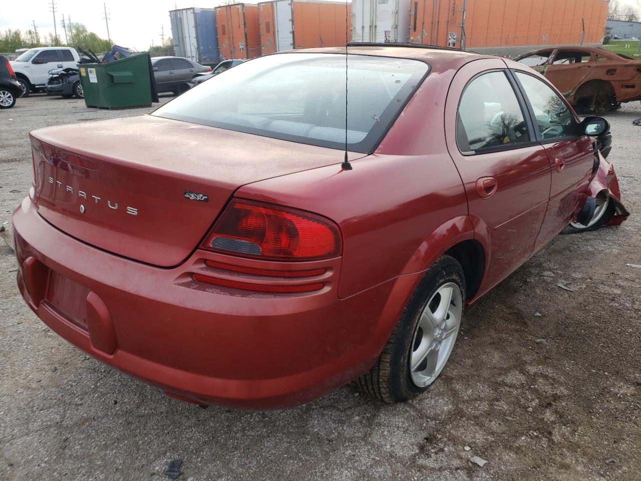 Photo 4 from auction – 2004 DODGE STRATUS SX with VIN 1B3EL46R04N292298