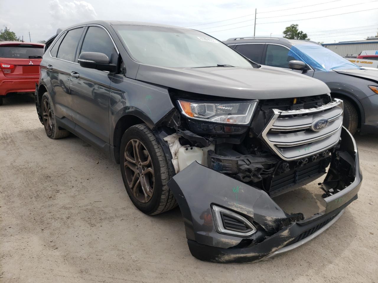 FORD EDGE TITAN 2016 with VIN 2FMPK3K91GBB42092 - Photo from auction