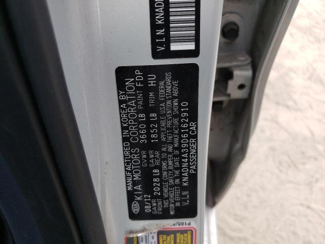 Photo 10 from auction – 2013 KIA RIO EX with VIN KNADN4A39D6162910