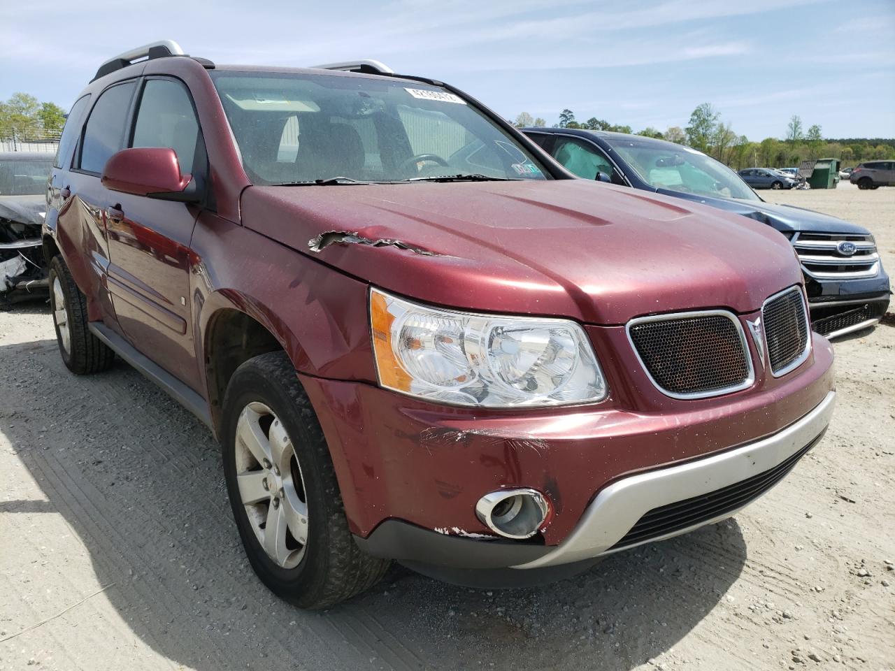 PONTIAC TORRENT 2007 with VIN 2CKDL73F076029381 - Photo from auction