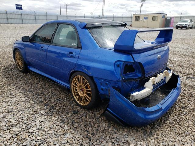 Photo 3 from auction – 2006 SUBARU IMPREZA WR with VIN JF1GD70626L502215