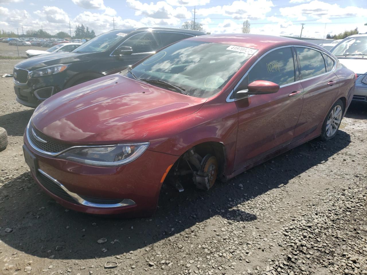 Photo 2 from auction – 2015 CHRYSLER 200 LIMITE with VIN 1C3CCCAB1FN698589