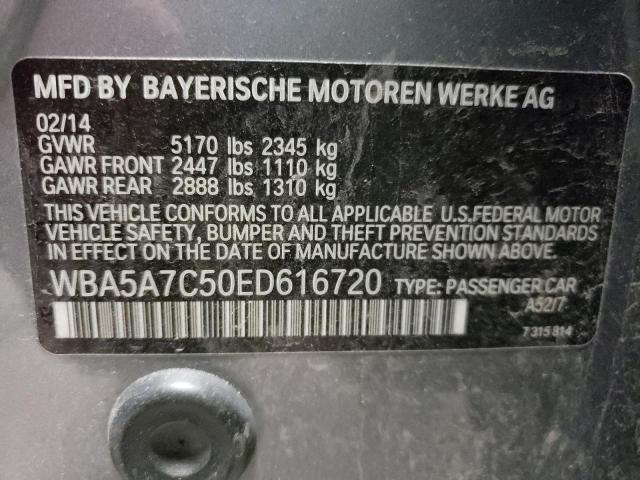 Photo 10 from auction – 2014 BMW 528 XI with VIN WBA5A7C50ED616720