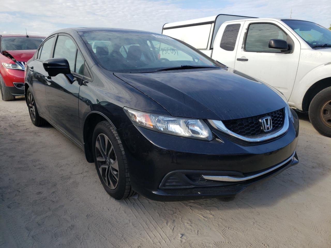 HONDA CIVIC EX 2014 with VIN 19XFB2F89EE041903 - Photo from auction