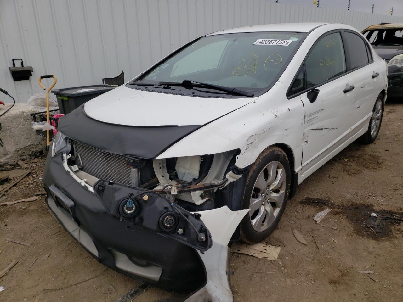 Photo 2 from auction – 2009 HONDA CIVIC VP with VIN 19XFA16389E021231