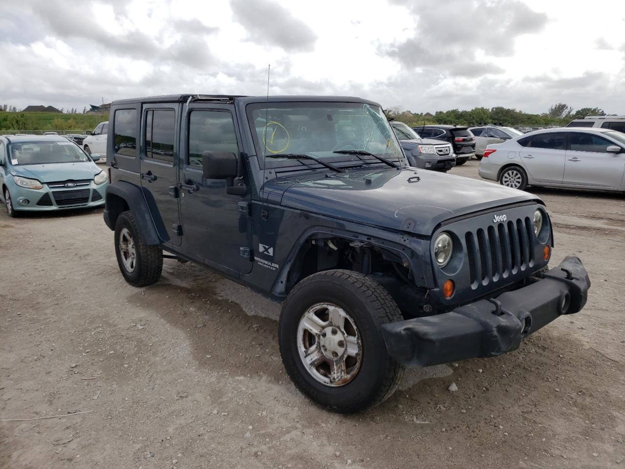 JEEP WRANGLER U 2008 with VIN 1J4GA39108L607058 - Photo from auction