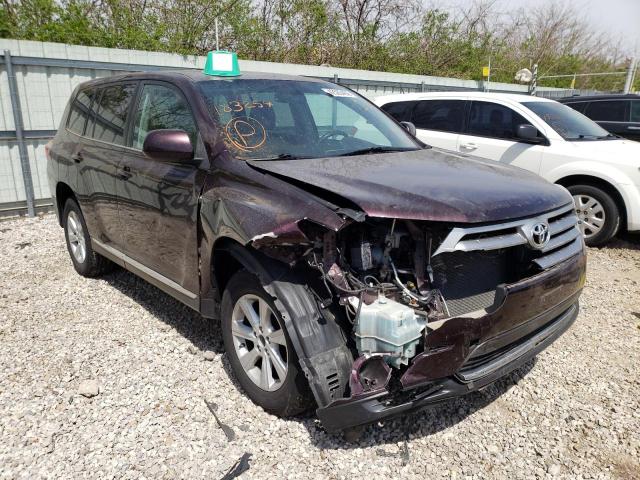 TOYOTA HIGHLANDER 2013 with VIN 5TDBK3EH3DS183254 - Photo from auction