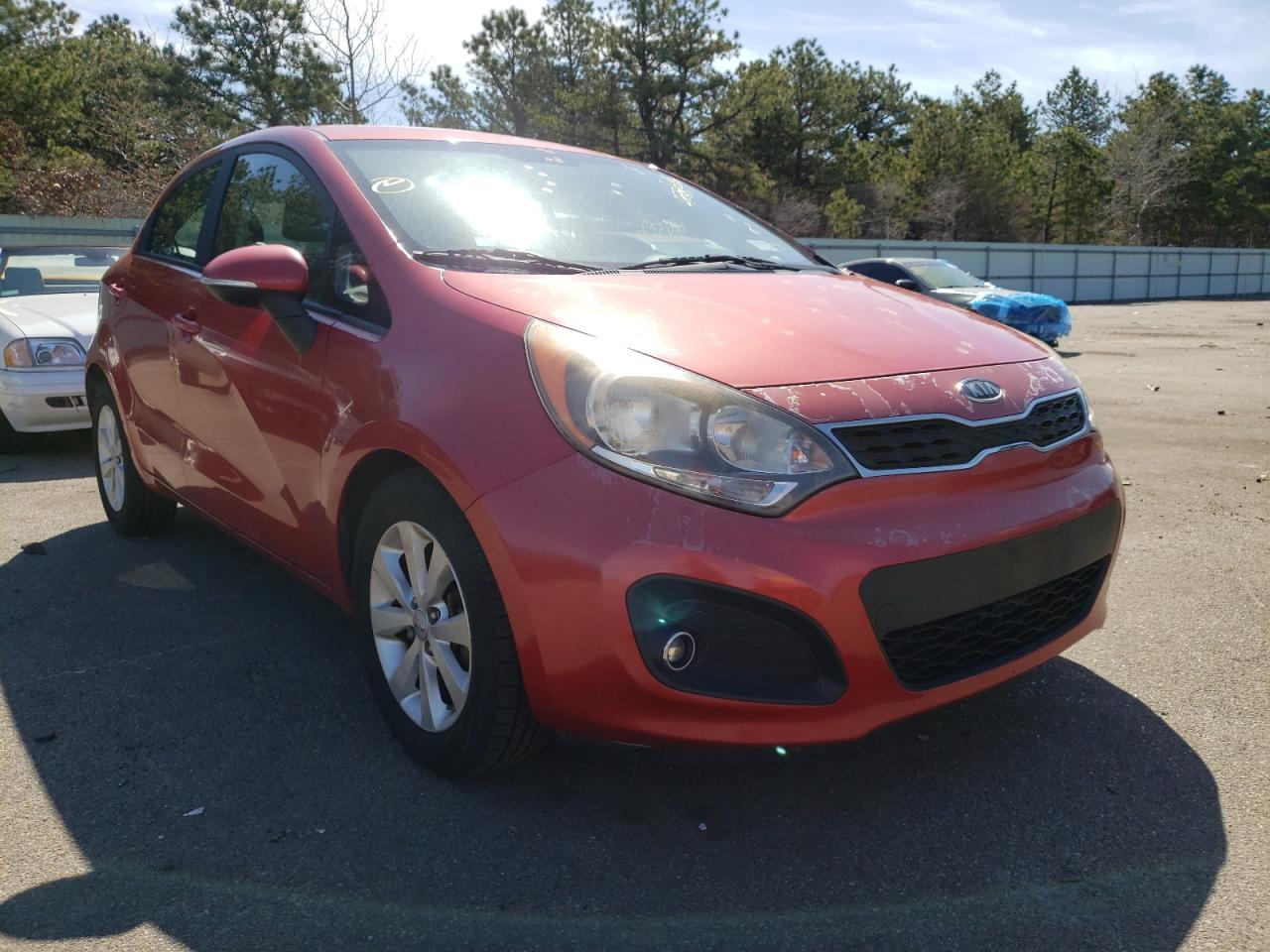 KIA RIO EX 2012 with VIN KNADN5A37C6011049 - Photo from auction