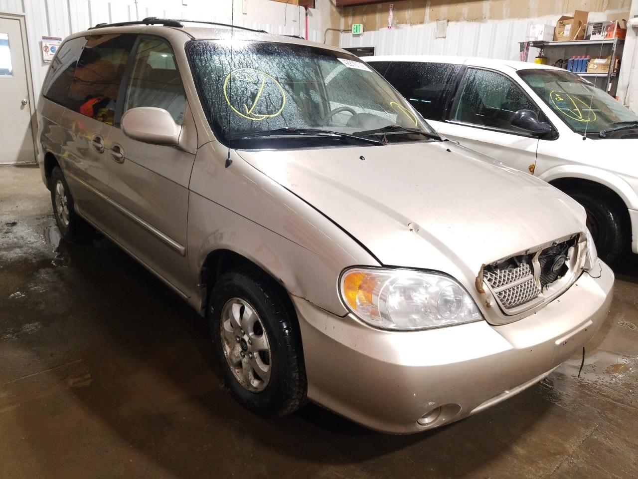 Photo 1 from auction – 2005 KIA SEDONA EX with VIN KNDUP132856696112