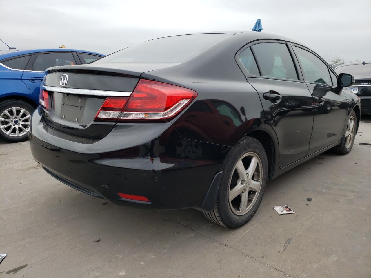 Photo 4 from auction – 2013 HONDA CIVIC LX with VIN 2HGFB2F56DH592445