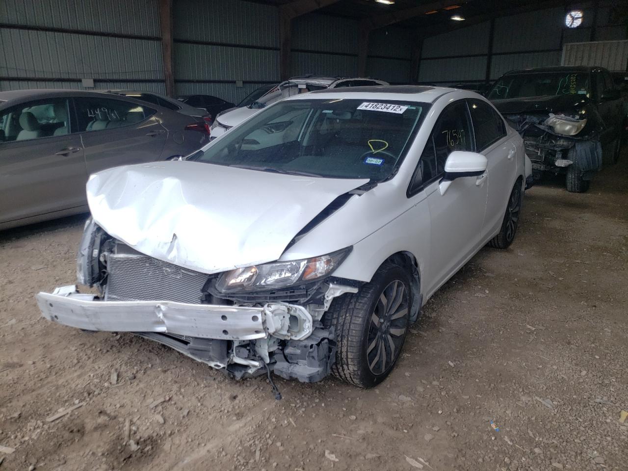 Photo 2 from auction – 2015 HONDA CIVIC EXL with VIN 19XFB2F94FE063754