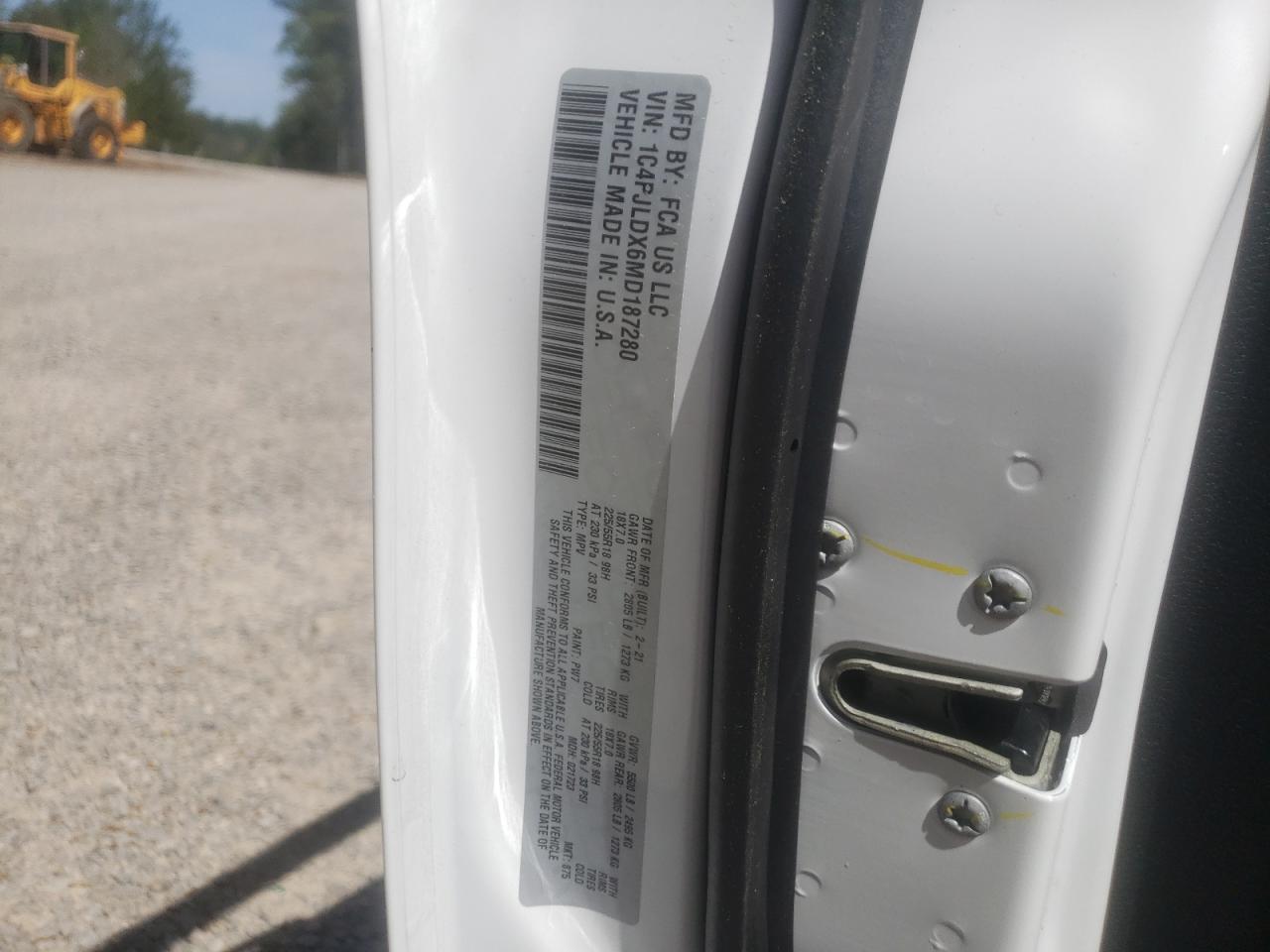 Photo 10 from auction – 2021 JEEP CHEROKEE L with VIN 1C4PJLDX6MD187280