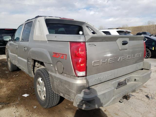 Photo 3 from auction – 2002 CHEVROLET AVALANCHE with VIN 3GNEK13T12G274079