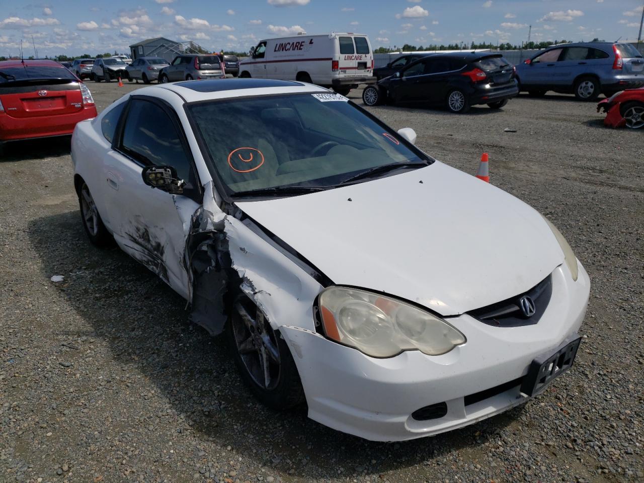 ACURA RSX 2002 with VIN JH4DC53852C011096 - Photo from auction